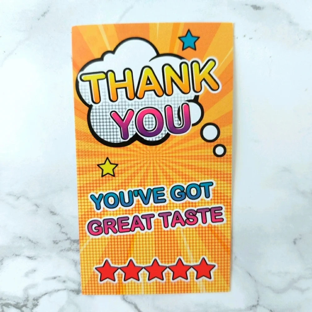 100 Thank You Cards insert business card - Picture 11 of 16